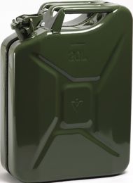 VALPRO Kraftstoffkanister 20l Olivgrün RAL 6003 Stahlbl.0,9mm L345xB165xH470mm