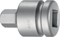 ASW Kraftschraubersteckschlüsseleinsatz 745 3/4 Zoll i6-KT.SW 19mm L.62mm