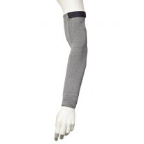 NITRAS CUT F PRO, Schnittschutz-Armschoner, grau, Länge 40 cm, mit Klettverschluss am Oberarm, EN 388, STANDARD 100 by OEKO-TEX® - 1 Paar