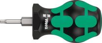 WERA Schraubendreher 367 TORX® Stubby Gr.T 10 Klingen-L.25mm 2K-Griff Rundkl.