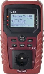 TESTBOY Gerätetester TV 465 p.m.Schutzleiter-/Isolationswiderstand L235xB140xH80mm