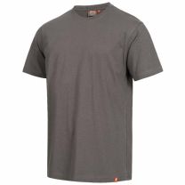 NITRAS MOTION TEX LIGHT, T-Shirt, vorgewaschen, Rundhals, Nackenband, 100% Baumwolle, 160g, UV-Schutz UPF 40+ je nach Farbe, STANDARD 100 by OEKO-TEX® - Gr. XS - 6XL - Farbe: grau - 1 Stück