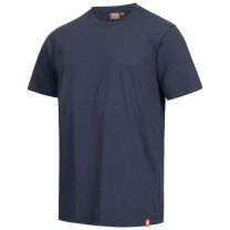 NITRAS MOTION TEX LIGHT, T-Shirt, vorgewaschen, Rundhals, Nackenband, 100% Baumwolle, 160g, UV-Schutz UPF 40+ je nach Farbe, STANDARD 100 by OEKO-TEX® - Gr. XS - 6XL  - Farbe: marineblau - 1 Stück