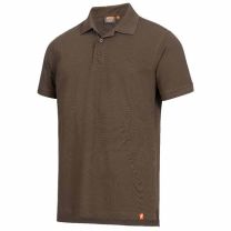 NITRAS MOTION TEX LIGHT, Poloshirt, vorgewaschen, Polokragen, 100% Baumwolle, 200g/qm, STANDARD 100 by OEKO-TEX® - Gr. XS - 6XL - Farbe: braun - 1 Stück