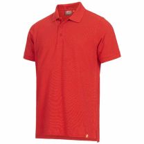 NITRAS MOTION TEX LIGHT, Poloshirt, vorgewaschen, Polokragen, 100% Baumwolle, 200g/qm, STANDARD 100 by OEKO-TEX® - Gr. XS - 6XL - Farbe: rot - 1 Stück