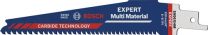 BOSCH Säbelsägeblatt Expert Multimaterial Länge 150 mm Breite 25 mm Zahnteilung TPI 6-8 3-4 mm S-Schaft 10 Stück / Karte