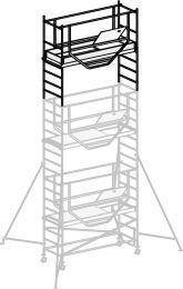 Hymer Fahrgerüst ADVANCED SAFE-T, Modul 3, zweite Aufstockung, Art-Nr. 707017