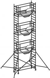 Hymer Fahrgerüst ADVANCED SAFE-T, Modul 1 + 2 + 3 + KIT, Reichhöhe 8,25 m, Art-Nr. 707508