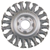 PROMAT Rundbürste D.125mm Drahtstärke 0,5mm VA-Draht 12mm 12500min-¹