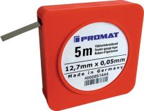 PROMAT Fühlerlehrenband S.0,01mm L.5m B.12,7mm