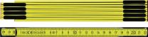 BMI Gliedermaßstab L.2m mm/cm EG III HO gelb