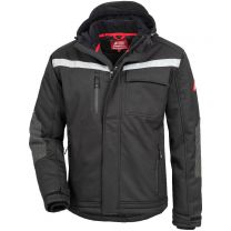 NITRAS MOTION TEX PLUS, Winter-Softshelljacke, schwarz