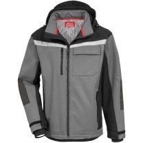 NITRAS MOTION TEX PLUS, Softshelljacke, grau / schwarz