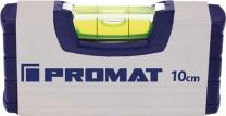 PROMAT Wasserwaage 10cm Alu.silber ± 1,0 mm/m