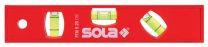 SOLA Torpedowasserwaage PTM 5 20 cm ABS Kunststoff rot 1,50 mm/m Magnet