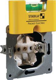 STABILA Wasserwaage Pocket Electric 7cm Ku.gelb ± 1mm/m m.Magnet