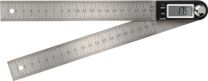 PROMAT Winkelmesser Schienenlänge 200 mm Ablesung 0,1 ° digital