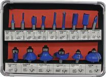 FISCH-TOOLS HM-Oberfräserkassette 973CT15A 15-tlg.Schaft-D.8mm HM