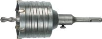 HELLER Schlagbohrkrone D.80mm Gesamt-L.120mm f.Verteilerdosen SDS-plus Schaft