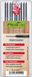PICA Minenset Pica-Dry 10x graphit Spezialhärte H f.feine Markierungen 10 Minen/Set