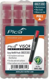 PICA Minenset Visor permanent 4x rot wasserfest 4 Minen/Set