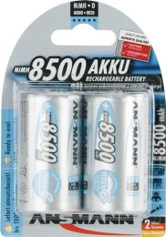 ANSMANN Akkuzelle maxE 1,2 V 8500 mAh R20-D-Mono HR20 2 2St./Blister