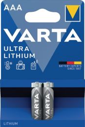 VARTA Batterie ULTRA Lithium 1,5 V AAA Micro 1100 mAh FR10G445 6103 2 St./Bl.