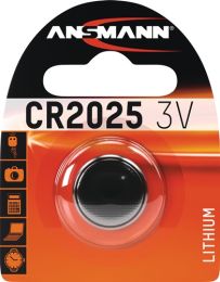ANSMANN Knopfzelle 3 V 165 mAh CR2025 20x2,5mm 1 St./Bl.