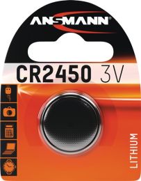 ANSMANN Knopfzelle 3 V 620 mAh CR2450 24,5x5mm 1 St./Bl.