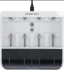 ANSMANN Schnellladegerät NiBC-ComfortMulti-USB-cb m.USB-Eingang 1,2 V NiMH