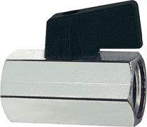 RIEGLER Mini-Kugelhahn 13,16mm G 1/4 Zoll IG/IG