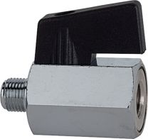RIEGLER Mini-Kugelhahn 13,16mm G 1/4 Zoll IG/AG