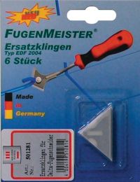 JeCo Ersatzmesser Fugenmeister Delta 6 St.auf SB-Karte KRONEN-HANSA