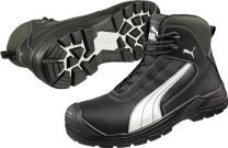 PUMA Sicherheitsstiefel Cascades Mid Gr.42 schwarz/weiß Leder S3 HRO SRC EN20345