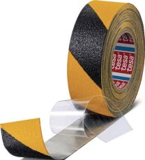 TESA Antirutschklebeband extrem flex.60955 schwarz/gelb L.18 m,B.50mm