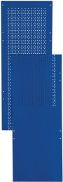 JeCo Lochblechseitenwand LOGS 80 H2000xB390mm blau RAL 5022 LOGS