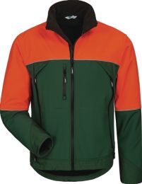 ELYSEE Waldarbeiter-Softshelljacke SANDDORN Gr.L grün/orange