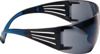 3M Schutzbrille SecureFit-SF400 EN 166-1FT Bügel blau-grau, Scheibe grau Polycarbonat
