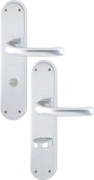 HOPPE Renovationsgarnitur Tôkyô 1710/3334 Aluminium F1 SK/OL Vierkant 8 mm Entfernung 78 mm