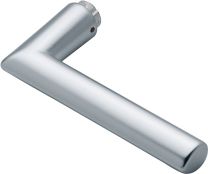 HOPPE Türdrückerlochteil Stockholm 1140 Aluminium F1 / naturfarbig Vierkant 8 mm DIN links / rechts