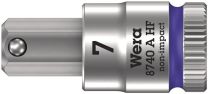 WERA Steckschlüsseleinsatz 8740 A HF 1/4 Zoll SW 7mm L.28mm