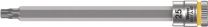 WERA Steckschlüsseleinsatz 8767 A HF TORX® 1/4 Zoll T25 Länge 100 mm