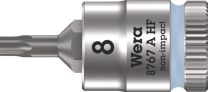WERA Steckschlüsseleinsatz 8767 A HF TORX® 1/4 Zoll T8 L.28mm
