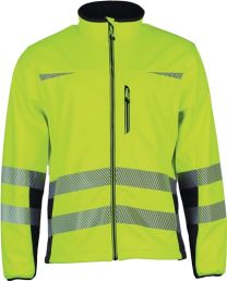 PREVENT TRENDLINE Warnschutz-Softshelljacke Prevent® Trendline Gr.XXL gelb/schwarz