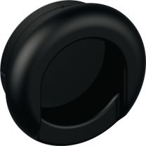 HEWI Einlassmuschel 535MLB Polyamid matt 90 tiefschwarz Länge 42 mm Breite 42 mm