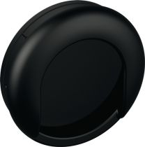 HEWI Einlassmuschel 535MLB Polyamid matt 90 tiefschwarz Länge 75 mm Breite 75 mm