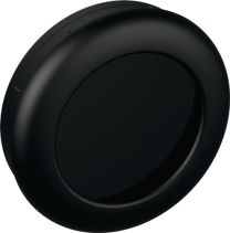 HEWI Einlassmuschel 538 MLB Polyamid matt 90 tiefschwarz Länge 75 mm Breite 75 mm