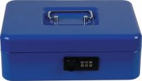 BURG-WÄCHTER Geldkassette MONEY H90xB250xT180mm Gewicht 1,31kg Zahlenschloss blau