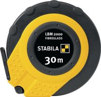 STABILA Kapselbandmaß LBM 2000 FIBREGLASS Länge 30 m Bandbreite 13 mm cm EG III Glasfaserband PC-ABS / TPE