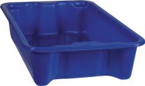 JeCo Drehstapelbehälter PP blau L590xB380xH135mm